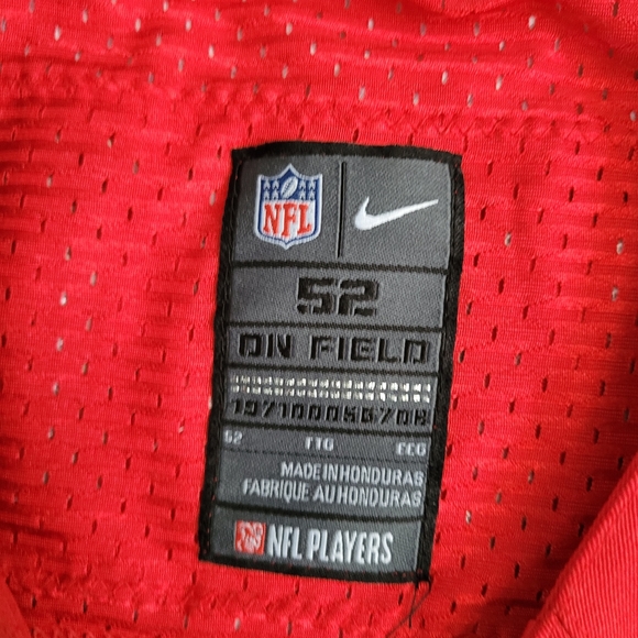 Nike San Francisco 49ers Vernon Davis Nike Stitched Authentic Jersey Size 52 - Picture 4 of 8